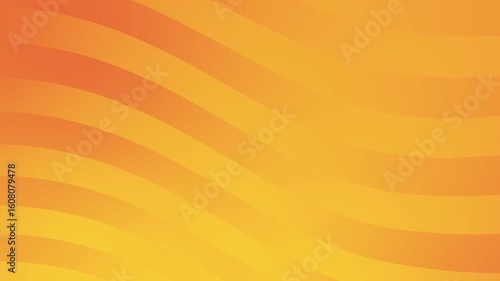 Wavy abstract pattern in shades of orange and yellow. Suitable for backgrounds, design projects, prints, and artistic creations. Vibrant color palette. Seamless loop motion animation video background.