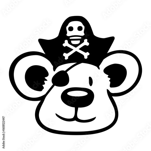 Bear Pirate Crew Captain Sailer Buccaneer Sailing