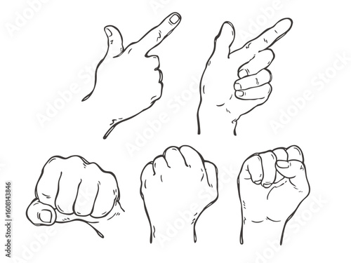 いろいろなハンドサイン