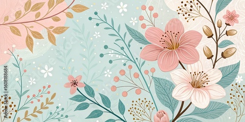 abstract floral background