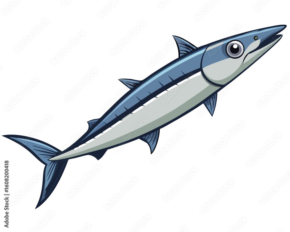 Fototapeta premium fish isolated on white