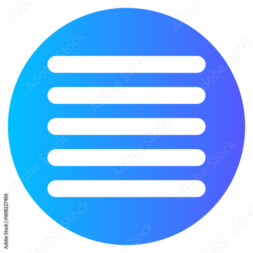 justify gradient icon