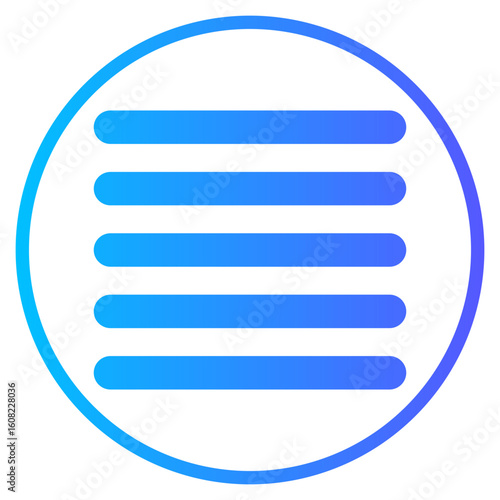 justify gradient icon