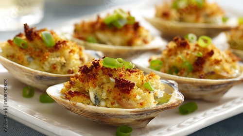  Baked Stuffed Clams with Breadcrumbs