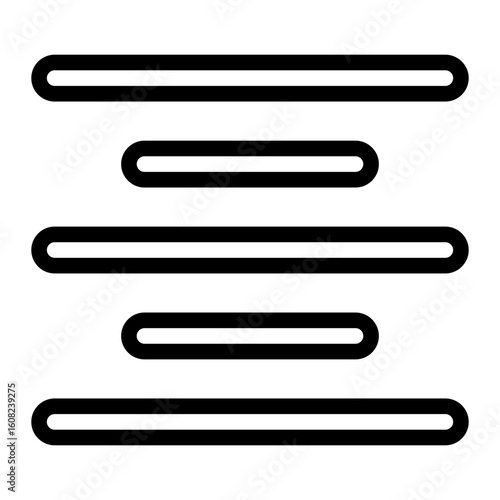 Align Center line icon