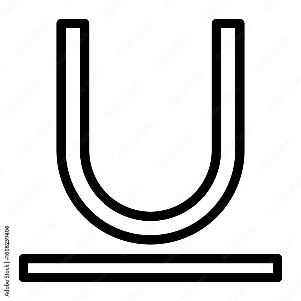 underline line icon underline line icon