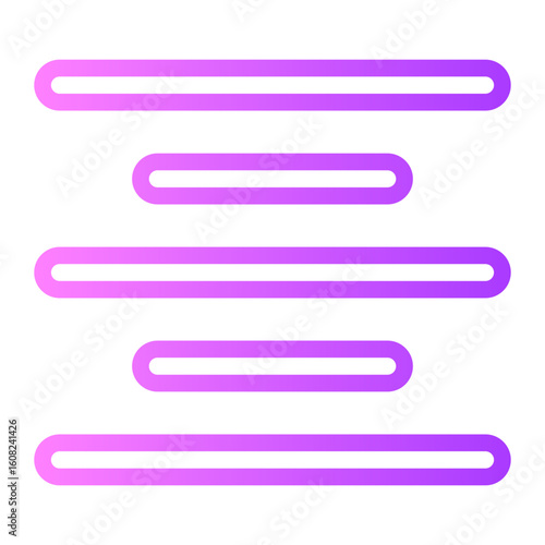 Align Center gradient icon