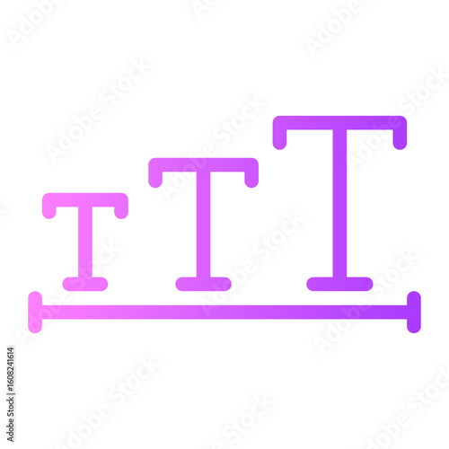 text size gradient icon