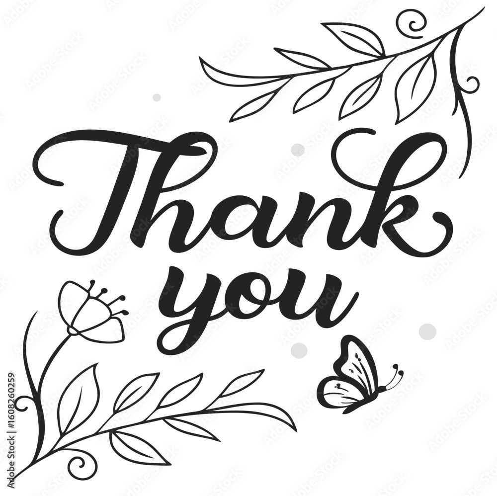Obraz premium Thank you