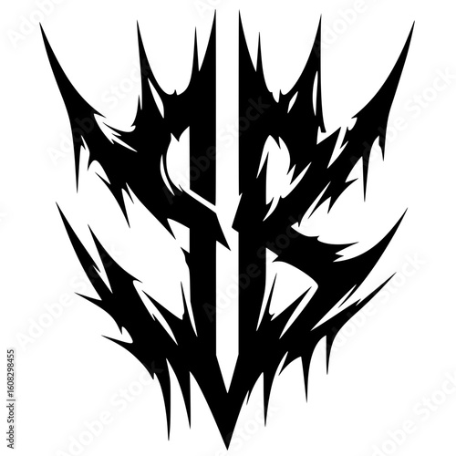 Tribal void silhouette