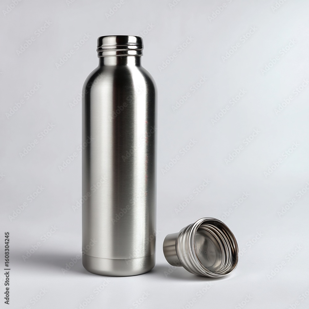 Drinking bottles made of stainless steel are good for hot and cold water. Drinking bottles made of stainless steel are good for hot and cold water.