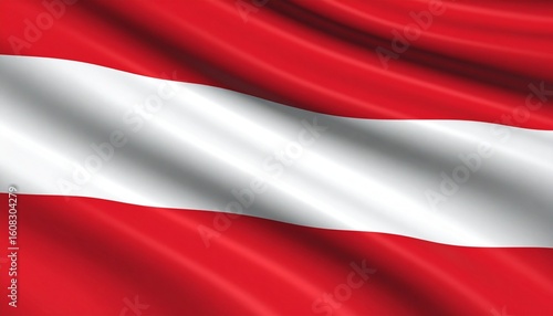 Free Download Waving Flag of Austria - Red and White Stripes of Europe - GFXLoad