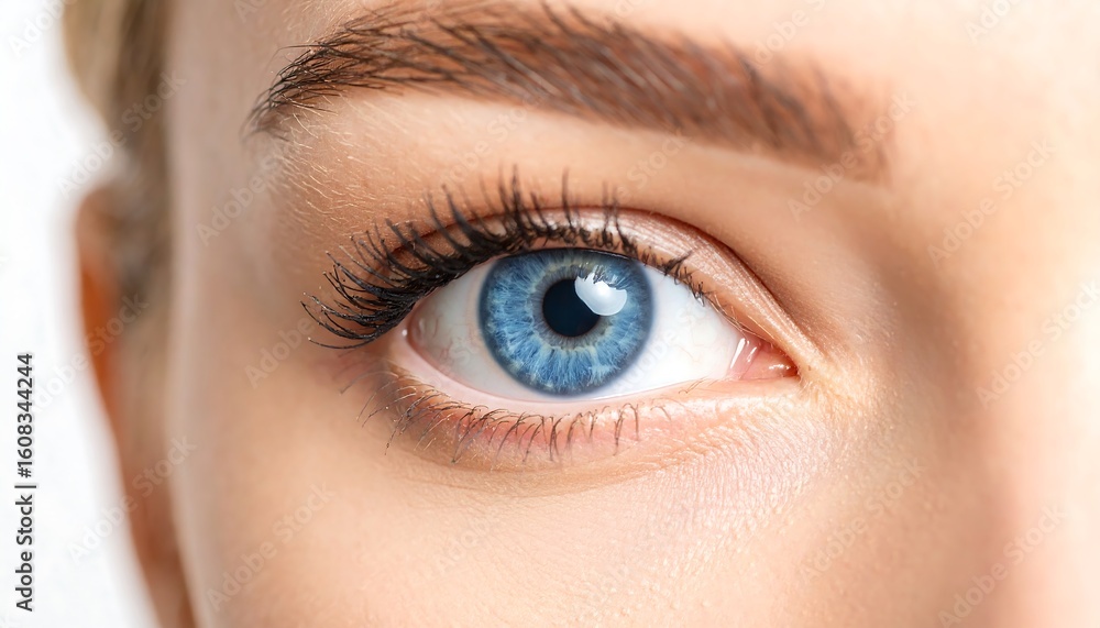 Obraz premium Close-up blue eye