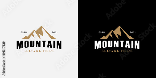 mountain logo vector design template