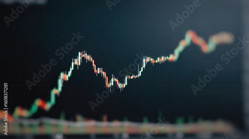 traders screen displaying dynamic fluctuations of stock and cryptocurrency markets showcasing realtime monitoring