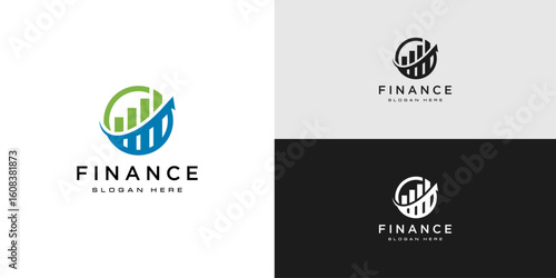 business finance logo vector design