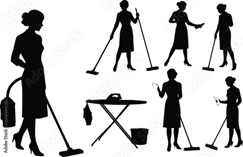 tools, housekeeping, domestic chores, maid service, home care, household maintenance, cleaning routine