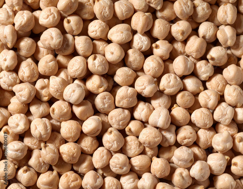 Dry chickpeas seamless pattern background texture