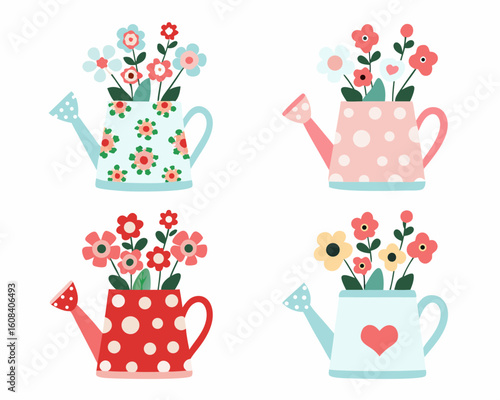 cup of tea and flowers
