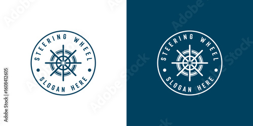 Ship's Wheel Logo Template Design
