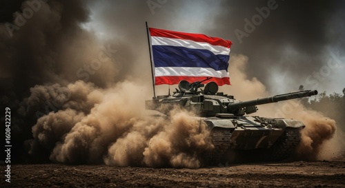 Blaze of War: Thai Tank in Desert