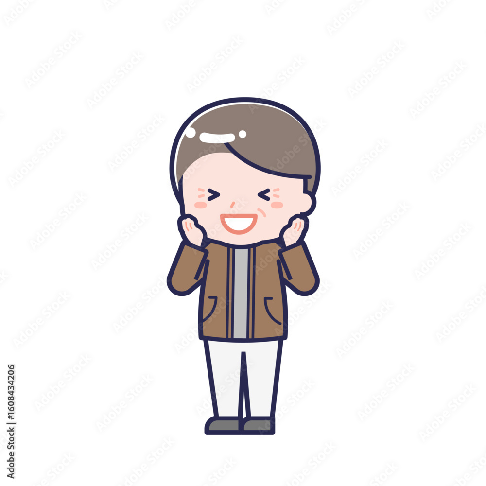 私服のシニア/ななめ/男性 21 私服のシニア/ななめ/男性 21
