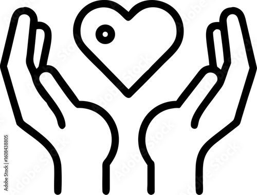 altruism vector icon on white or transparent background. Altruism Stroke icon collections. Editable Stroke icon collection Outline icon.