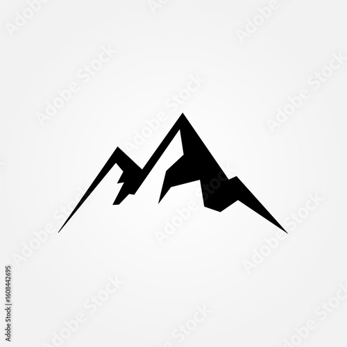 mountain icon symbol illustration vector eps10 logo template design