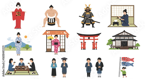 Japanese Culture Icons: Kimono, Sumo, Samurai, and Traditions