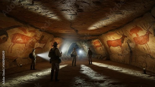 Explorers illuminate ancient cave paintings