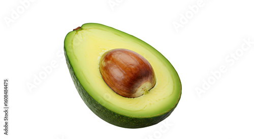 avocado isolated on white transparent background