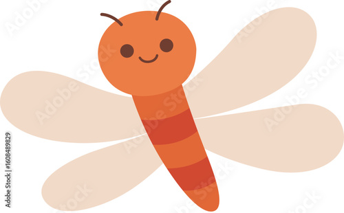 Dragonfly cute insect


