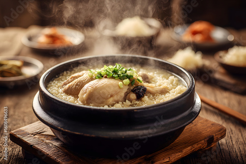 뜨끈한 삼계탕 한 그릇