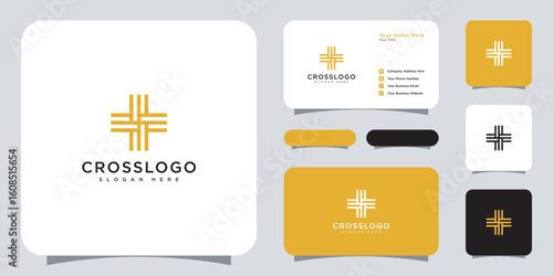 plus icon Medical pharmacy logo vector