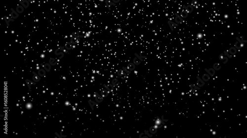 Snow Falling Down Animation Black Background. isolated snow Overly. slow falling  snow on the black background.
White Snow overlay layer  on black background 