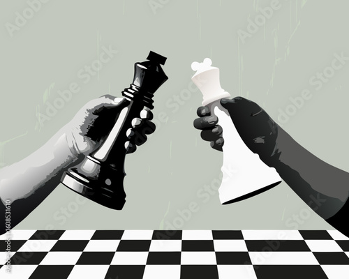 hand with chess