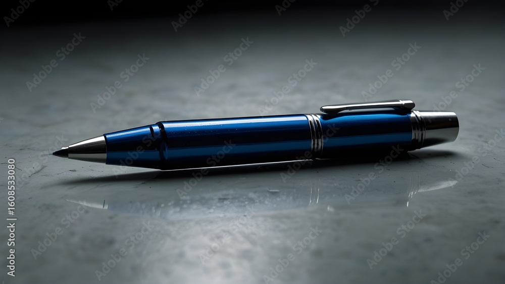 fountain pen on a black background fountain pen on a black background