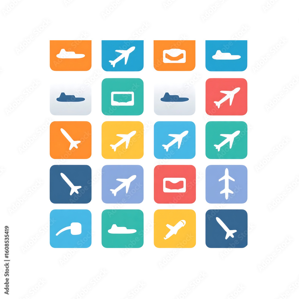 Fototapeta premium set of icons for web design