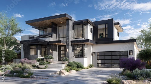 Wallpaper Mural Modern Luxury Home with Clean Lines and Bright Interior Torontodigital.ca