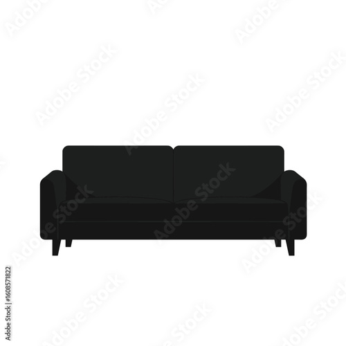  Modern furniture set isolated on white background