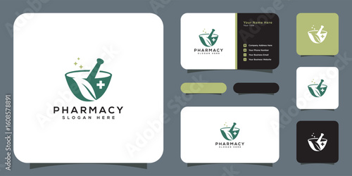 pharmacy logo icon vector template