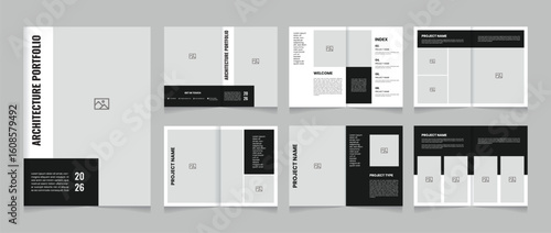 Modern clean Architecture Portfolio design for Architects