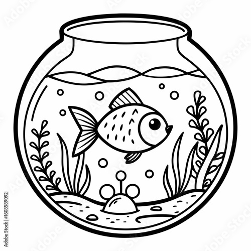 aquarium with fish