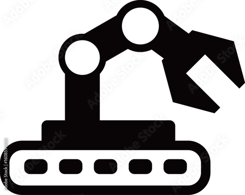 ロボットアームのアイコン