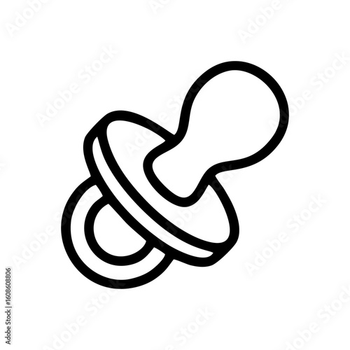 baby pacifier vector illustration
