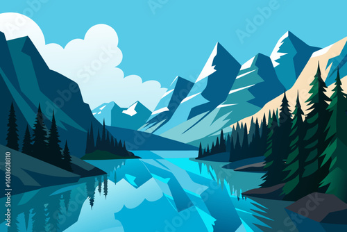 Moraine Lake Turquoise Waters And Canadian Rockies