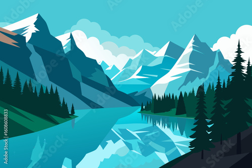 Moraine Lake Turquoise Waters And Canadian Rockies