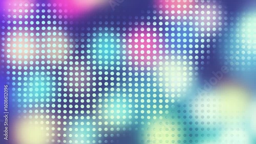 Wallpaper Mural Vibrant colorful bokeh light patterns with glowing dot effects for dynamic visual displays Torontodigital.ca