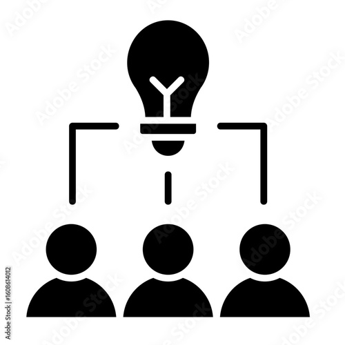 Brainstorming  Icon Element For Design
