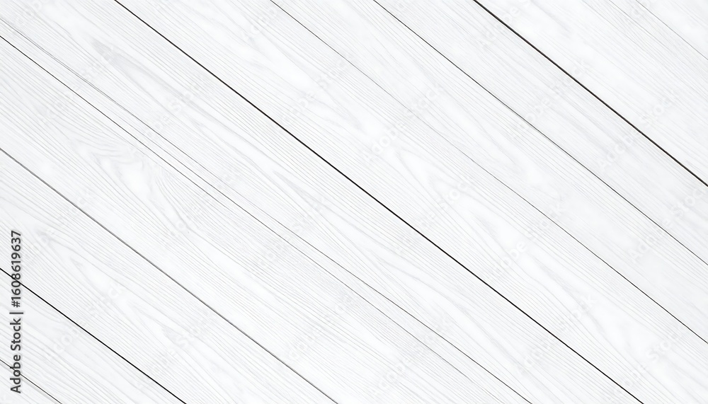 Obraz premium White wood plank diagonal pattern